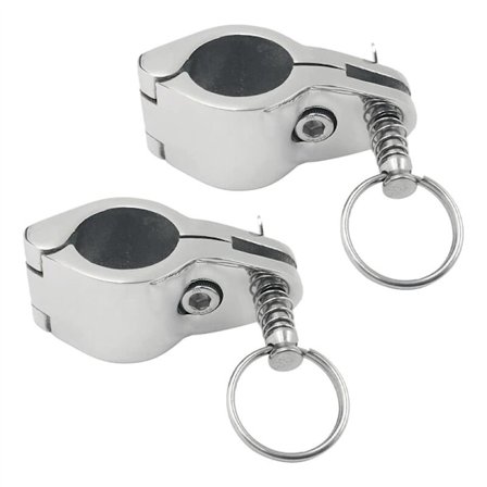 Bimini-katon leuka-liuku 1 tuumaa tai 7/8 tuumaa meriluokan ruostumaton teräs 316 Raskaan sarjan veneen Bimini-katosvarusteiden putkisto