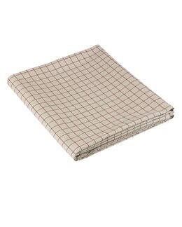 Bordsduk Dora rutig Linne - Jul - Fondaco