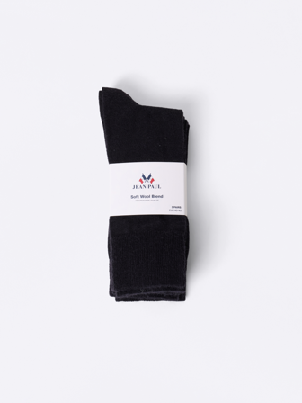 Jean Paul - 3 pk sokker med ull - Herre - Svart - Pysjamas & Undertøy - 40-45