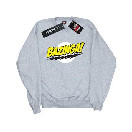 The Big Bang Theory Girls Sheldon Bazinga Sweatshirt 12-13 År