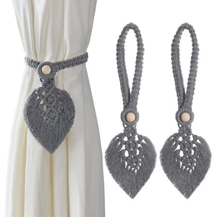 2-pack gardinbindningar bohemiska gardinbindningar handgjorda gardiner