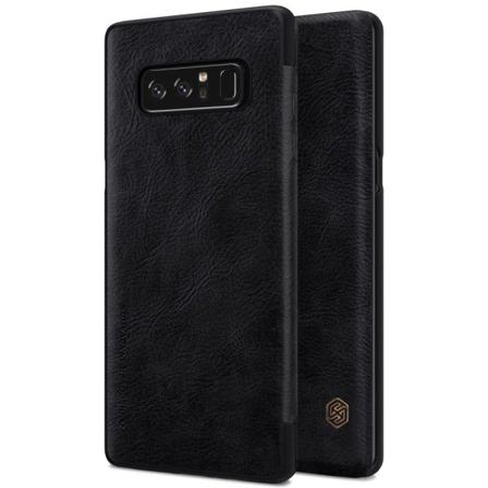 Nillkin Qin Läderfodral För Samsung Galaxy Note 8 - Svart Svart