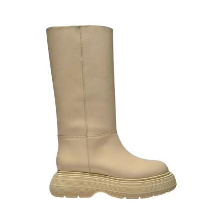 Gia Borghini, Rain Boots Beige, Dames, Maat:39 EU,rubber