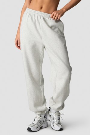 ICANIWILL - Everyday Sweatpants Wmn White Melange - Housut - Naiset - Treenivaatteet ICIW:ltä
