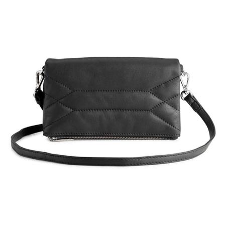 Markberg Crossbody Augustinembg Monogr Sort, Dame Skuldertasker, Størrelse: ONE Size