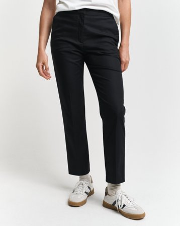 GANT Damen Slim Fit Slacks (46) Schwarz