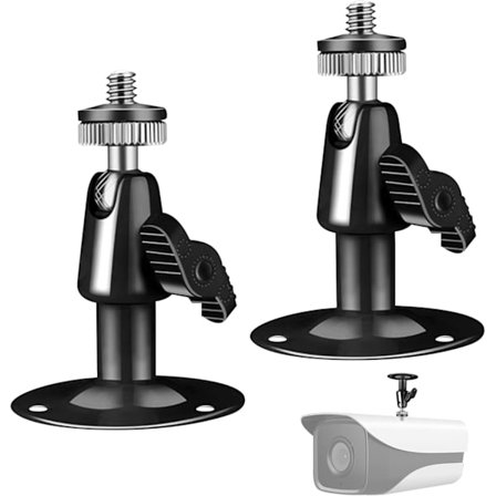 Väggfäste för utomhuskamera, 360° justerbar väggfäste för övervakningskamera inomhus och utomhus, justerbar takfäste för övervakning