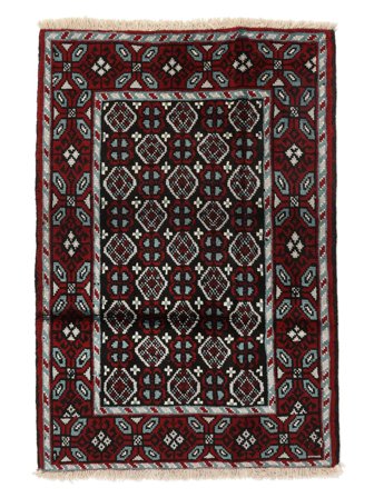 Baluch Rug Oriental Black/Dark Green (Wool, Persia)
