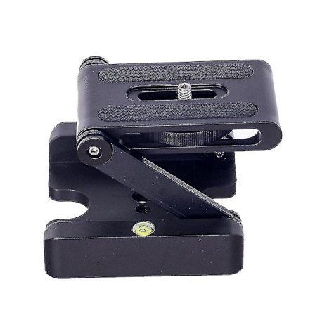 Flettbar Tilt Foldbar Skrivebords Holder Universal Verktøy For Kamera (1 stk, svart)