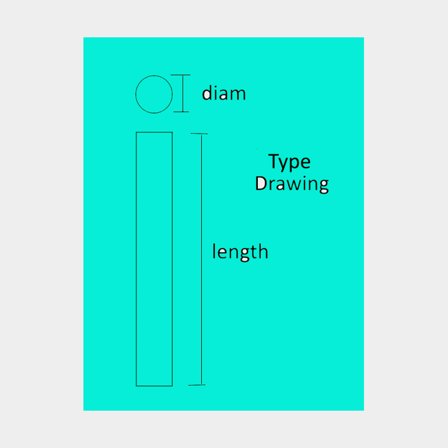 Seldén SHAFT ø10x24 AL (172-056)