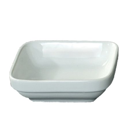 Porslins Skål Kvadrat - 12 pack