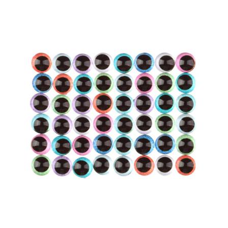 50 St 6/10/16/20/25 Mm Glasdockaögon Runda Ögon 6mm