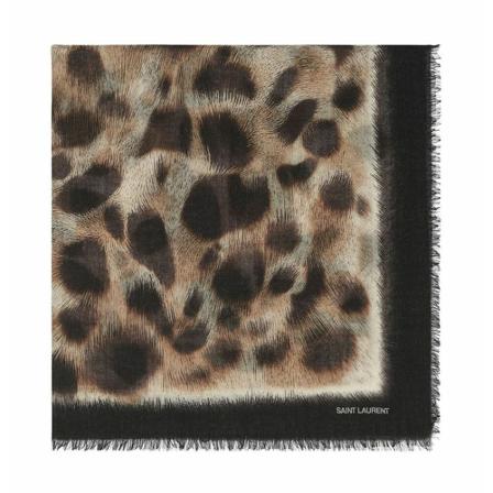 Saint Laurent, Scarves Czarny, Kobieta, Rozmiar: ONE Size