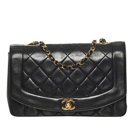 Chanel Vintage Pre-owned Cross Body Väska svart, Dam Vintage Väskor, Dam, Storlek: ONE SIZE
