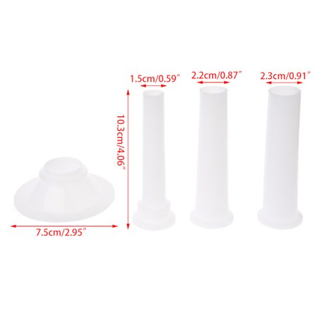 Manuell Pølsehorn Pølsefyllingsverktøy Håndbetjent Kjøttfyllingsrør