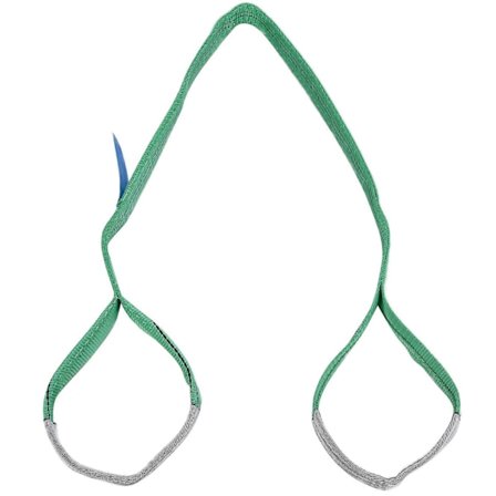 2T Flad Løftestroppe Høj Styrke Polyester Kran Løfte Webbing Stropper Rigging Tilbehør 4 Meter