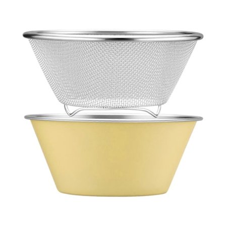 Kökssil Durkslag Skål Ris Sil Pasta Sil Matsil för