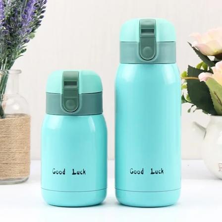 Mini Thermos Cup 200Ml/360Ml Pocket Cup Stål Thermal Kaffe Mugg Vakuum Flask Isolerad Varmvattenflaska Ki Gåva Blue 200ml