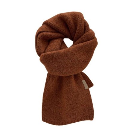 Lyxig halsduk, en viktig del av vintermodet, neutral ton, stilren unisex-present till jul, födelsedag, flerfärgad