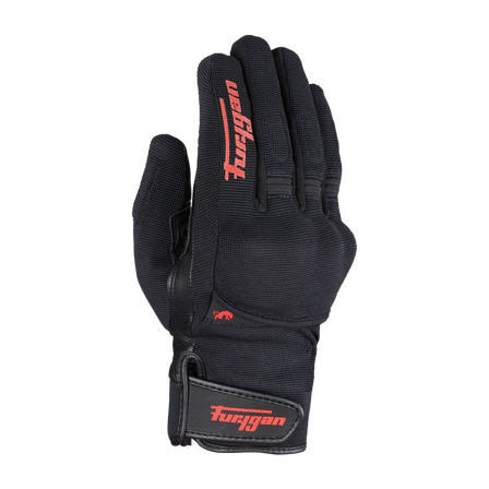 Guantes de Moto Furygan Jet All Season D3O Mujer Negro/Rojo S