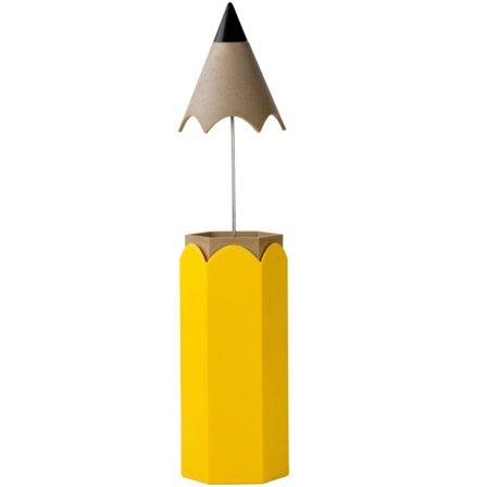 Pen Stand Pencil Yellow