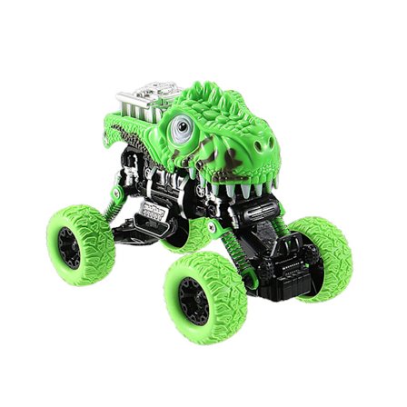 Grønn Dinosaur Design Pull Back Bil pedagogisk leketøy