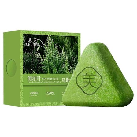 Platycladus Orientalis Shampoo Sæbe Usman Hårstyrkende Oliekontrol Bar