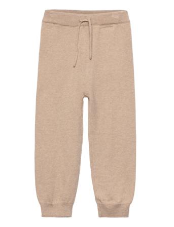 Nbnleaf Loose Knit Pant Lil Collegehousut Olohousut Beige Lil'Atelier