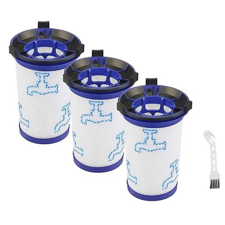3 st HEPA-filter för Rowenta Air Force 360 dammsugare Rh9037