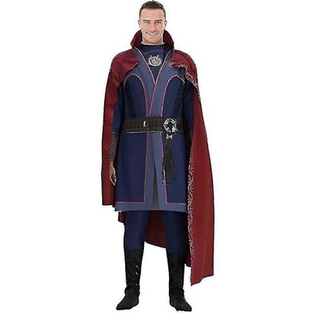 Doctor Strange Deluxe Kostyme Herre Avengers Marvel Superhelt Cosplay Antrekk Halloween Karneval Fest Utkledning Komplett Sett-Perfekt