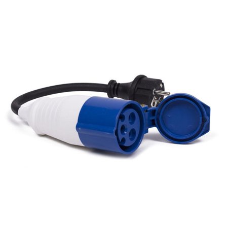 Övergångskabel CEE 230V till Schuko - Adapter