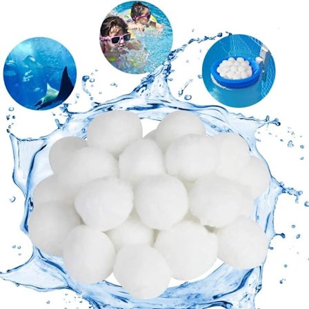 700g filterbollar för swimmingpool, filterbollar för sandfiltersystem, kan hålla 25 kg