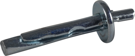 ESSVE 143101 Kilespiker 6 mm Ø, gulforsinket, 100-pakning 35 mm, Innfesting