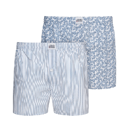 Jockey Boxer Woven 2-Pack Kalsonger Herr Vit XXL