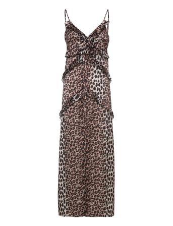 Hayes Recycled Maxi Dress Brown Notes Du Nord