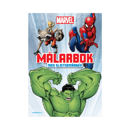 MARVEL Målarbok mix, 24 sidor med klistermärken Skapa & pyssla Unisex ONESIZE