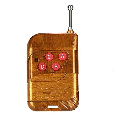 4-kanals kloningskopieringsfjärrkontroll 315/433/418/430MHZ Kloninlärningskod för bilgrind garageport [DB]