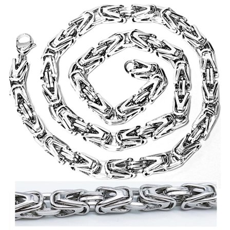Keiserlenke halskjede i stål (rustfritt), holder fargen for alltid!