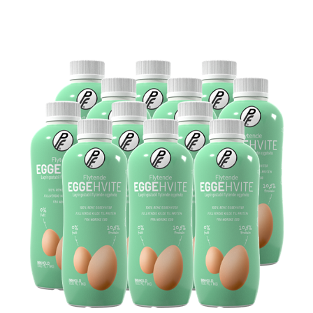 12 x Flytende Eggehvite, BIG BUY 1000 ml