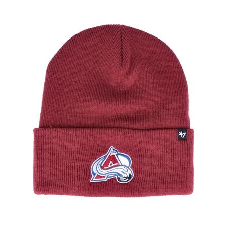47 Brand - NHL Rot cuff Mütze - Colorado Avalanche Haymaker Cardinal Cuff @ Hatstore