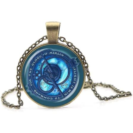 Vintage Amuletti Trollhunters Rintariipus Lelukoru Trollhunter Amuletti Korut Pronssiväri Ketju Lapsille Naisille Miehille Lahjat [LGL]