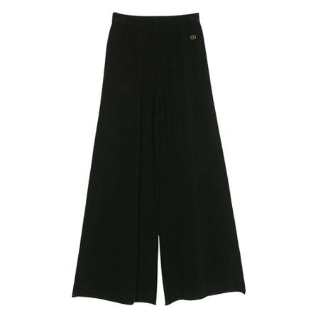 Twinset Wide Byxor svart, Dam Byxor, Dam, Storlek: L