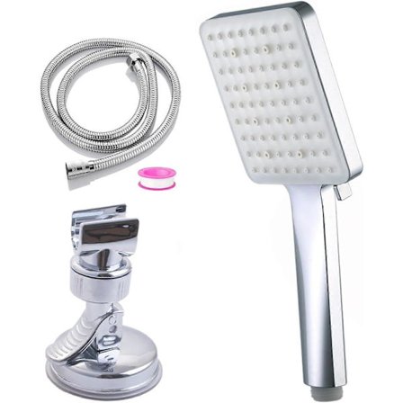 Duschhuvud, Högtryck Duschhuvuden Set med 1,5m Slang och Duschhuvud PZJ