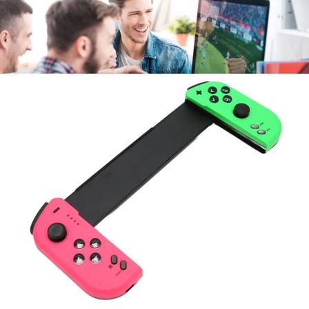 Langaton peliohjain monitoiminen 6-akselinen Body Sense Turbo Function Bluetooth peliohjain Switch Joyconille Pink Green