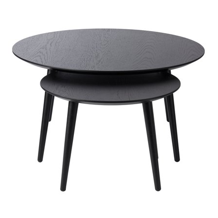 Adda sofabordssæt, Ø88/58 - 88/58x88/58x45/41 - Sofabord - Elegant & stilfuldt design, perfekt til stuen - Moderne look, praktisk størrelse