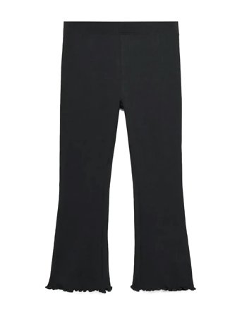 Mango | Ribbed Flared Leggings | 3-4