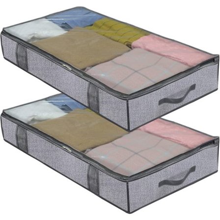 2 x 100x50x15cm mjuka organisatörer för garderob