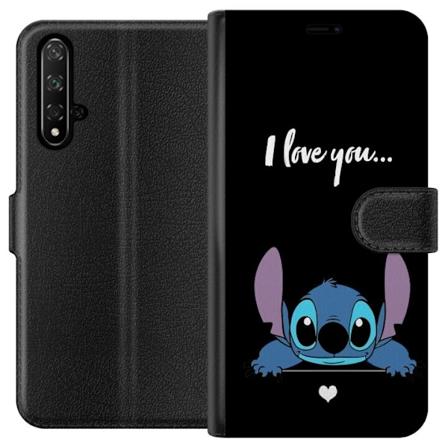 Honor 20 Lommeboketui Stitch Jeg Elsker Deg