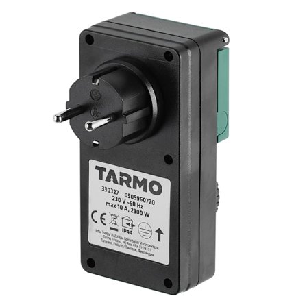 Skumringsrelæ med timer til udendørsbelysning