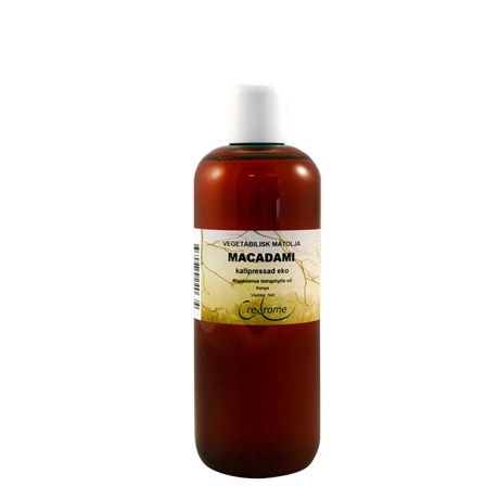 Crearome Macadamiolje Kaldpresset ØKO, 500 ml